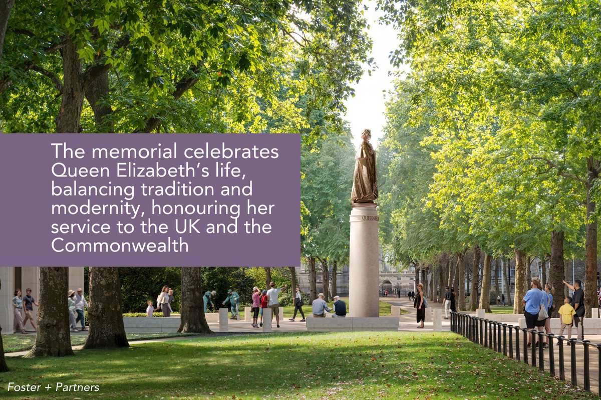 The Victorians built a sumptuous memorial to Prince Albert. Edwardians built a monumental memorial, triumphal arch &amp; new road layout for Victoria. We've put Elizabeth II on a bollard &amp; now lack the civic literacy to distinguish between parks &amp; public spaces.

She deserves better.
