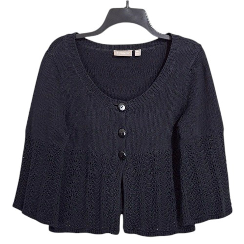 bevsshop's tweet image. Check out Croft Barrow Womens Cardigan Sweater PM Black Cotton 3 Button Pointelle Coquette ebay.us/m/adjgHa #eBay via @eBay #CroftAndBarrow #cardigan #cropped #petite #cotton #womensfashion #womensfashionstyle