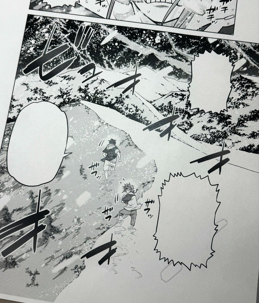 背景の雪山の描き込みが上手いこと言った。 