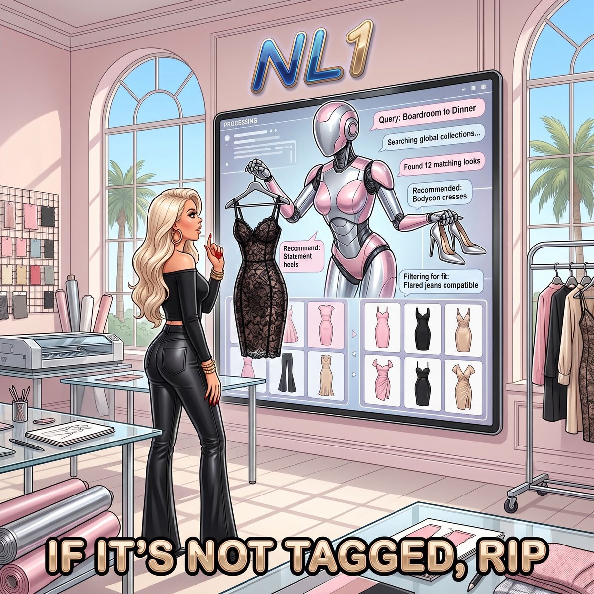 McPhersonX's tweet image. Stop over-optimizing keywords. Shoppers ask search for outcomes “quiet luxury,” “hot-girl walk sneakers,” “boardroom to dinner.” If your catalog can’t speak aesthetic + intent, agents won’t surface you. #Retail #AI #Search #GEO