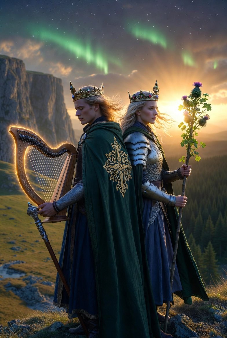 13thWordSmith's tweet image. They stand en gaurd,
The harp used to send a sleep spell to their enemies, and his queen held an ancient relic, only known to some as a shield of light. In the field, they await what's to come. The hues in the sky speak in their mother tongue.

#13thwordsmith

#writing
#vss
#poet