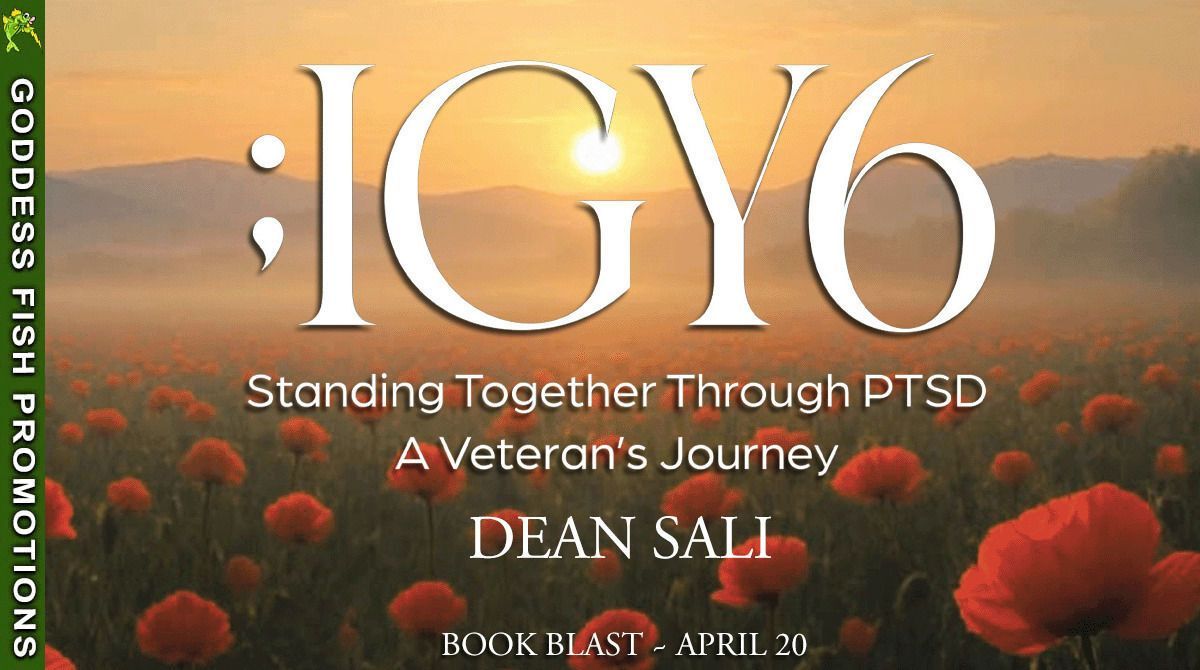GoddessFish's tweet image. ;IGY6: STANDING TOGETHER THROUGH PTSD by Dean Sali is more than just a #memoir and #selfhelp guide, it is a beacon of hope for those in the military and beyond. #PTSD Win a $10 Amazon/BN GC. goddessfishparty.blogspot.com/2026/04/420-bo…