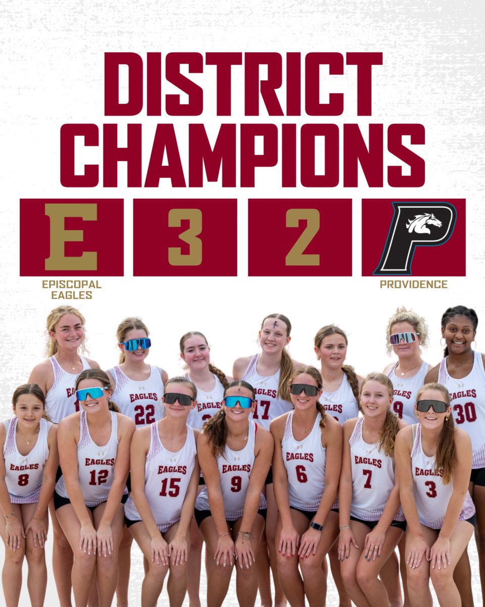EpiscopalEagles's tweet image. DISTRICT CHAMPIONS 👏

Episcopal Eagles Beach Volleyball defeats Providence 3-2 in the 1A District 3 Championship. 

#GoEagles 🦅