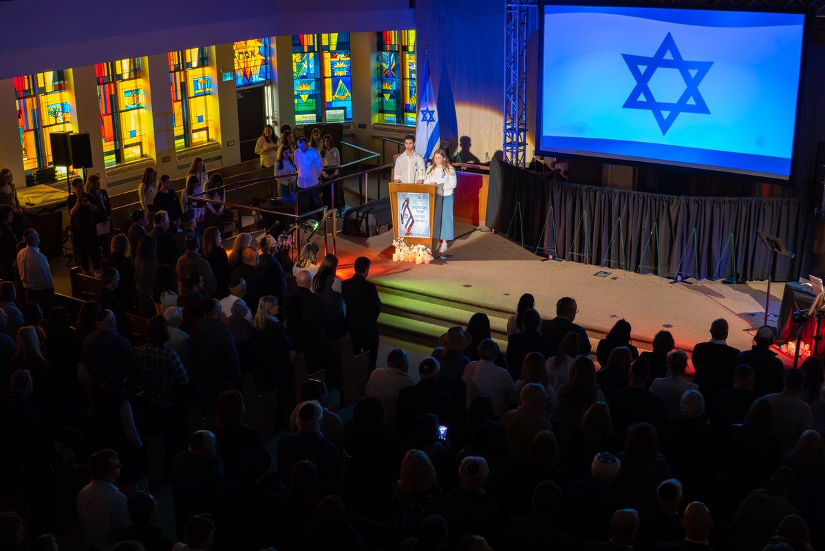 TeamKerzner's tweet image. Earlier this evening, I attended our #YorkCentre community Yom HaZikaron memorial service. This day, also known as Israeli Memorial Day, is a time to remember and pay tribute to fallen Israeli soldiers and victims of terrorism.

For the Jewish community here in #Ontario, which I