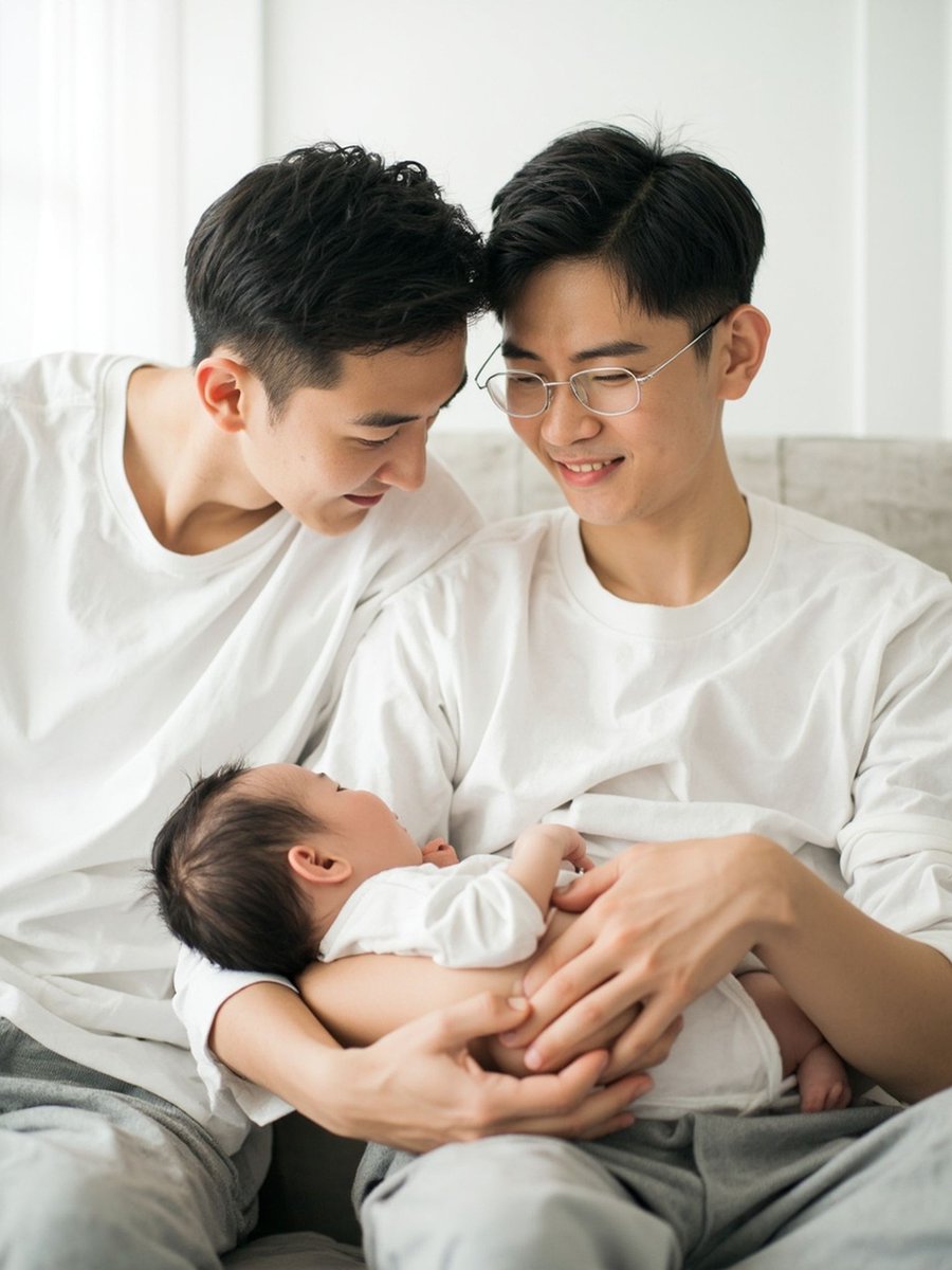 babyluckplan's tweet image. #宝乐惠 #为新生做一个安心的决定 🏠

两个爸爸，一个小家。血缘不是唯一的纽带，爱才是。从海外到身边，我们终于把梦里的三口之家，变成了真正的家。

#LGBT #圆梦 #海外 #合法 #试管 #代孕