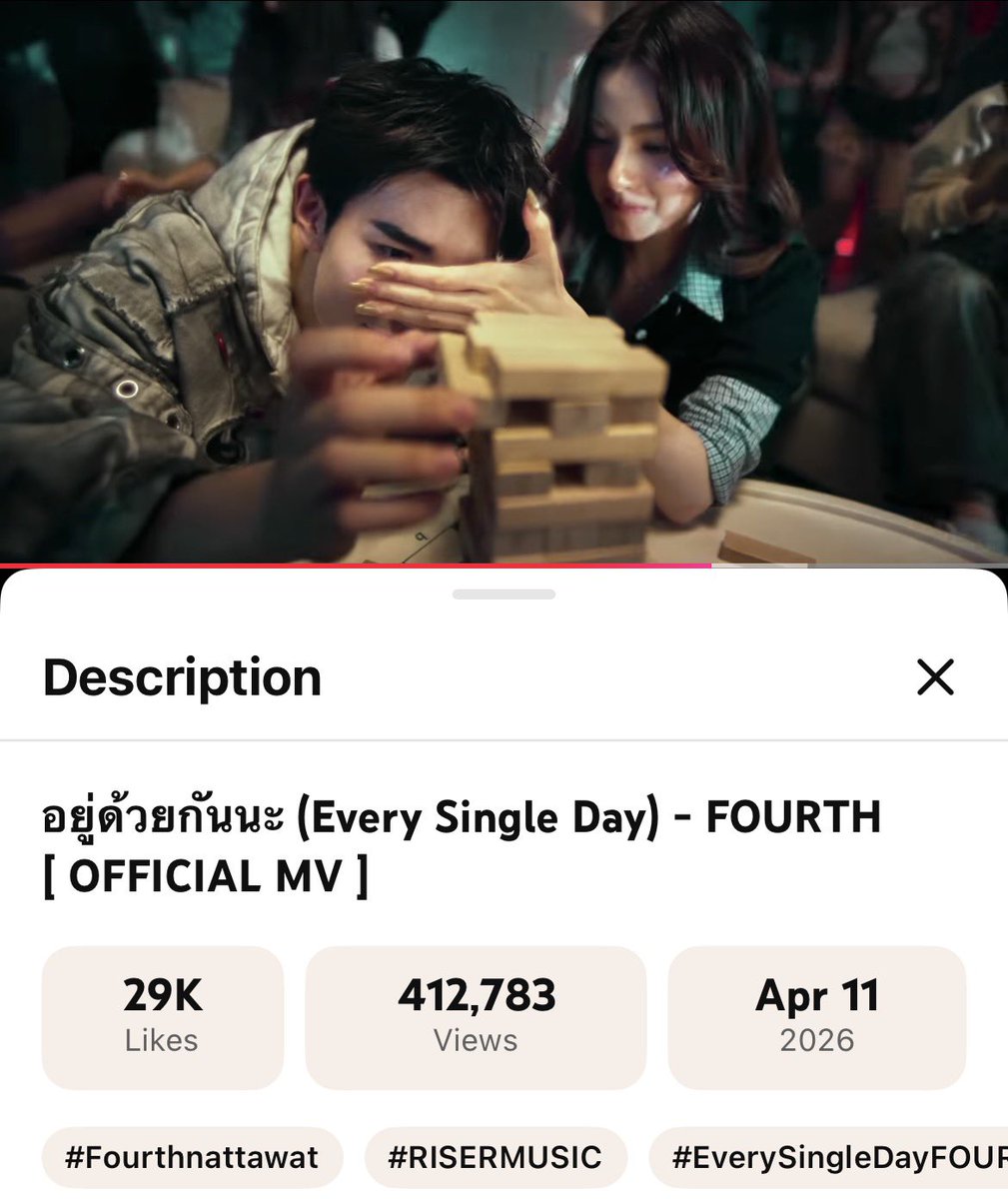 yaowalak_T's tweet image. 🌟Congratulations @tawattannn ✅400K+ views on youtube !

EVERY SINGLE DAY

📱 youtube : RISER MUSIC
🖇:youtu.be/BhJHFAu5pX8?si…
 
#EverySingleDayFOURTH
#EverySingleDayFOURTHmv
#StreamForFourth
#Fourthnattawat #โฟร์ทณัฐวรรธน์