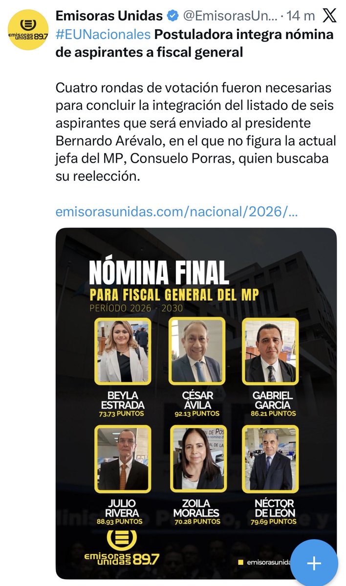 Manfredo Marroquín tweet media