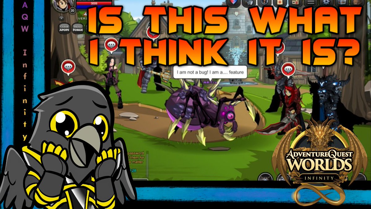 GoldRavenAE's tweet image. Impressive! #aqwinfinity is making great strides! youtu.be/Z_gFFrBBY7g