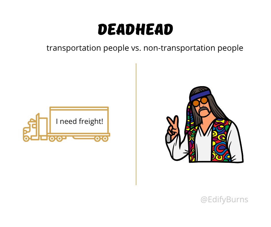 In trucking, deadhead means one thing. Outside of trucking, it means another. 

Whether you think it means empty miles or roadies of one of the most unique and prolific American rock bands, it's a good night to listen to Truckin' from the 1970 album American Beauty.