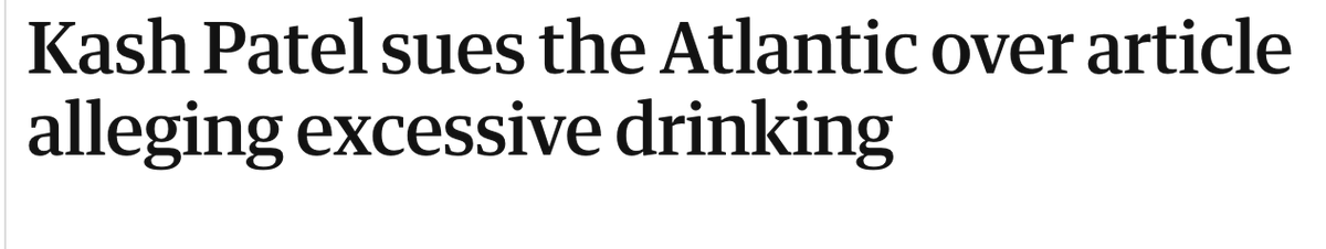 PowerUpBrock's tweet image. I'm guessing that at this moment @S_Fitzpatrick is chortling to herself as she wraps up her @TheAtlantic followup. 
(Meanwhile, @Kash_Patel is firing up the lie detector machines!) #receipts theguardian.com/us-news/2026/a…
