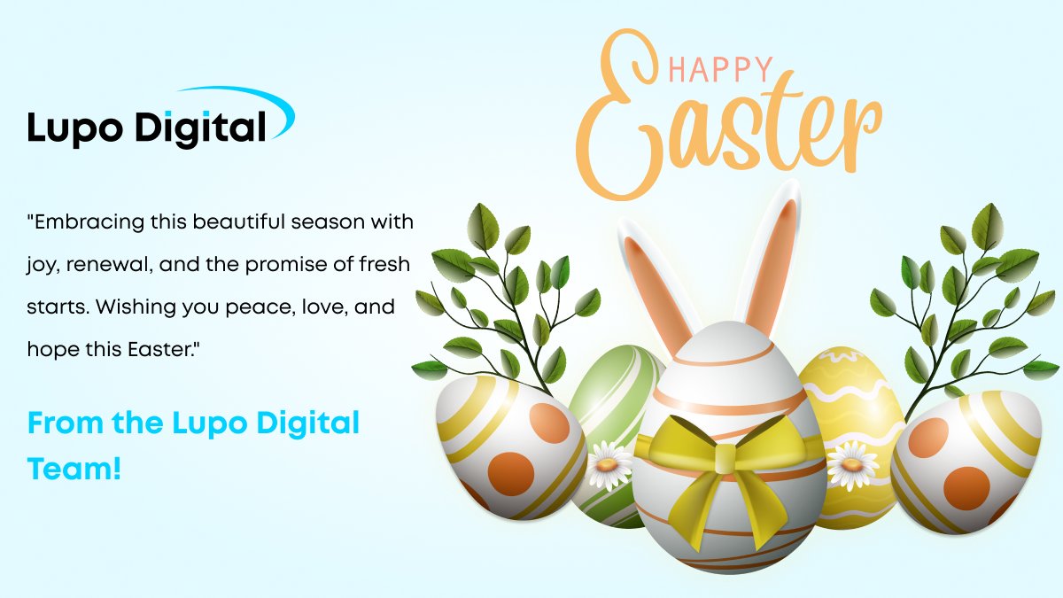 LupoDigital's tweet image. 🌸 Happy Easter Monday! 🐣

Hope you’re unwinding, enjoying treats &amp;amp; sunshine, and making memories with loved ones. Easter brings new beginnings, let’s carry that positive energy into the year ahead. Here’s to fresh starts and sunny days!

#EasterMonday #FreshStarts