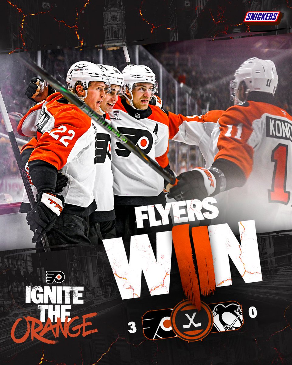 x - Philadelphia Flyers tweet media