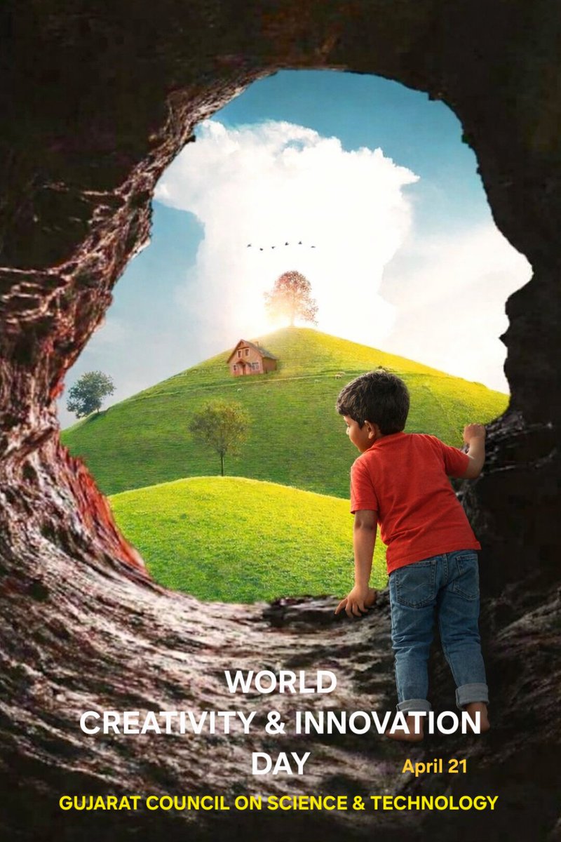 narottamsahoo's tweet image. Creativity is where curiosity meets courage, and innovation is where ideas begin to serve humanity.

On this World Creativity and Innovation Day, we at @InfoGujcost and @dstGujarat continues to ignite young minds - fostering #innovation through science centres, outreach programs,