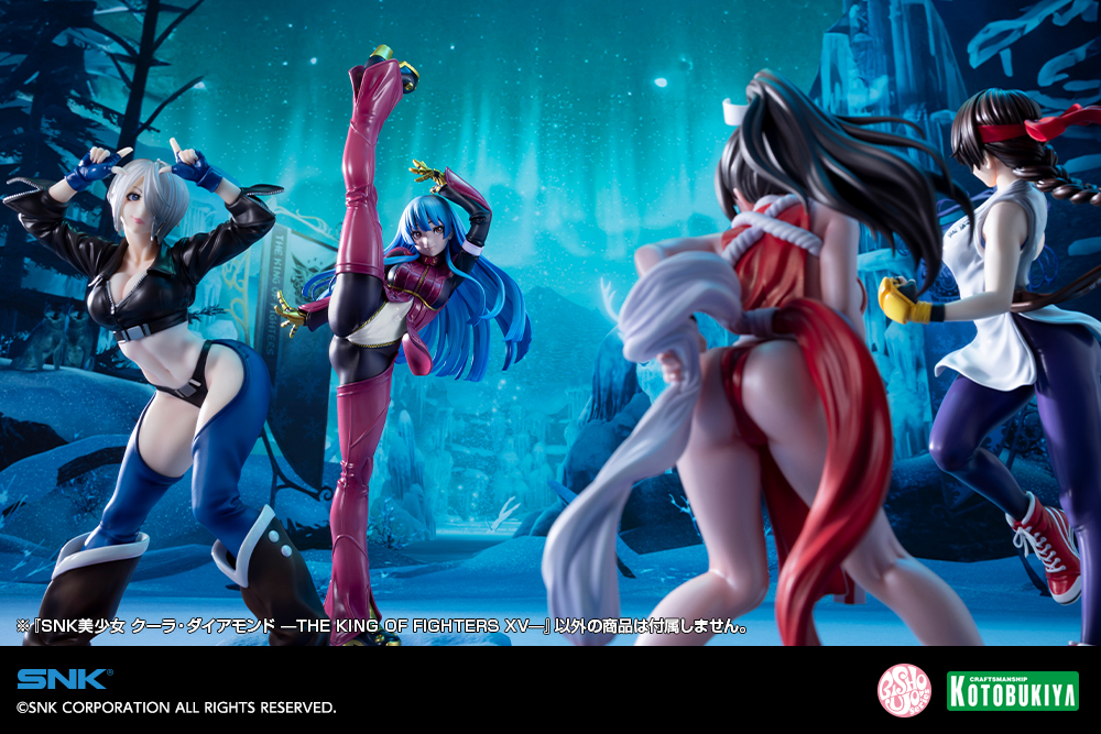 Kotobukiya_EN's tweet image. 【PRE-ORDERS OPEN】
Kula Diamond from the fighting game THE KING OF FIGHTERS XV joins the BISHOUJO series!❄

Take a look at the beautiful colors in her hair, signature suit, and stunning proportions!✨

kotobukiya-us.com/products/19052…

#SNK #KOF #BISHOUJO #ShunyaYamashita