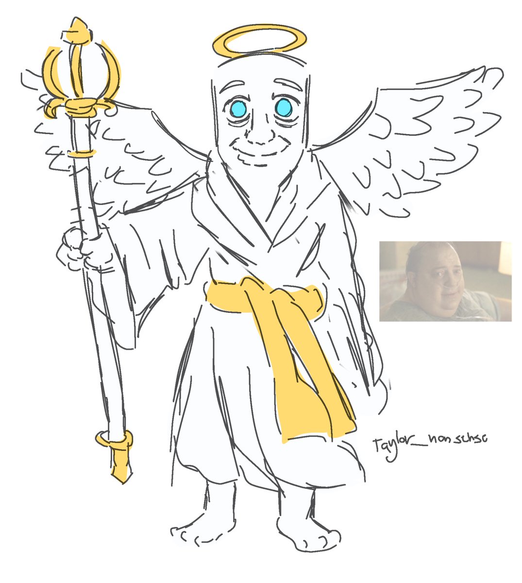 Heres my slight take design of it.

Shoutout to @/Shark_Sheriff for the idea.
