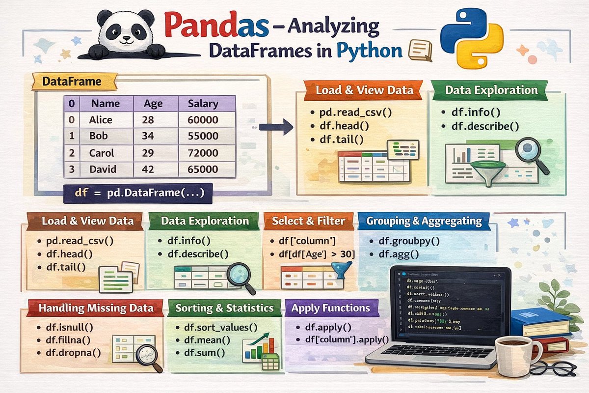 matetechnologie's tweet image. Pandas data analysis in Python tutorial #py #python #tutorial
Support Our Tutorial: matetools.gumroad.com/l/ndpnft