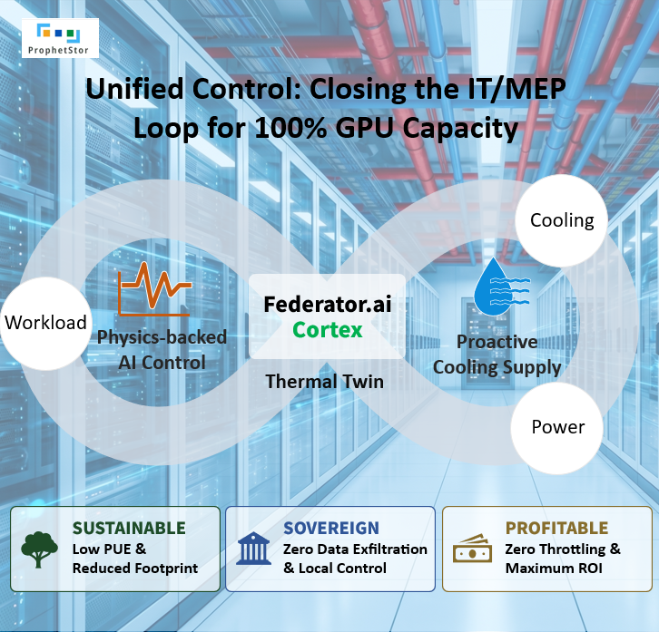 ProphetStor's tweet image. Stop letting your GPUs sit idle and your budget evaporate. Unlock the full potential of your AI factory with 𝗙𝗲𝗱𝗲𝗿𝗮𝘁𝗼𝗿.𝗮𝗶 𝗖𝗼𝗿𝘁𝗲𝘅.
Learn more here: prophetstor.com/federator-ai-c… 🚀
(8/8) #AIFactory #GPUDatacenter #NVIDIA #SustainableAI #DataCenter