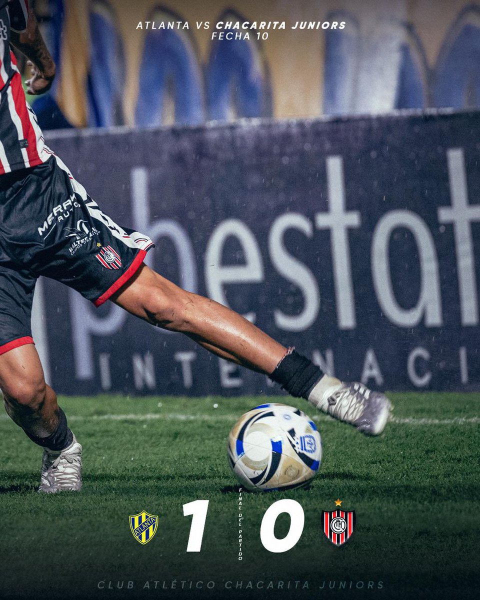 ChacaOficial's tweet image. #JuegaChaca 🇾🇪 | ⏱️ Final del partido.

#Atlanta 1-0 #Chacarita

#120AñosDeAmor
#Este2026SoloSocios