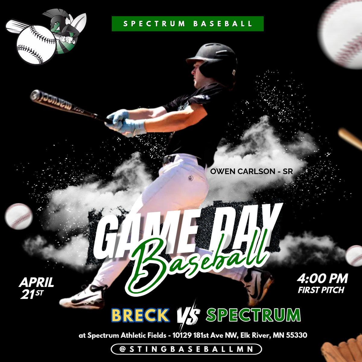 Spectrum Sting HS Baseball tweet media