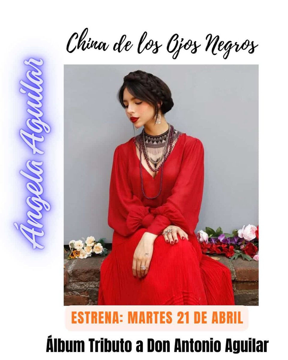 Mañana se estrena “China de los Ojos Negros”, canción que <a href="/AngelaAguilar__/">Ángela Aguilar 🇲🇽</a>  interpreta en el álbum homenaje a su abuelo Don Antônio Aguilar