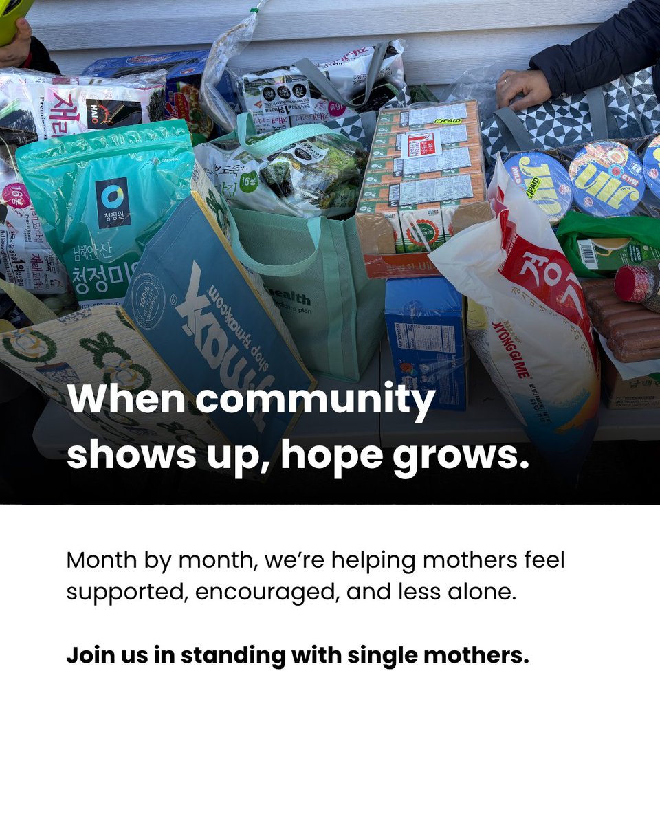 gfoundationus's tweet image. This month, we continued providing essential household items to single mothers through our partnership with Neighbor Plus. 

Small support can ease real burdens.

Support families with us → [gfoundationus.org/single-mother/]

#SingleMothers #CommunityCare
