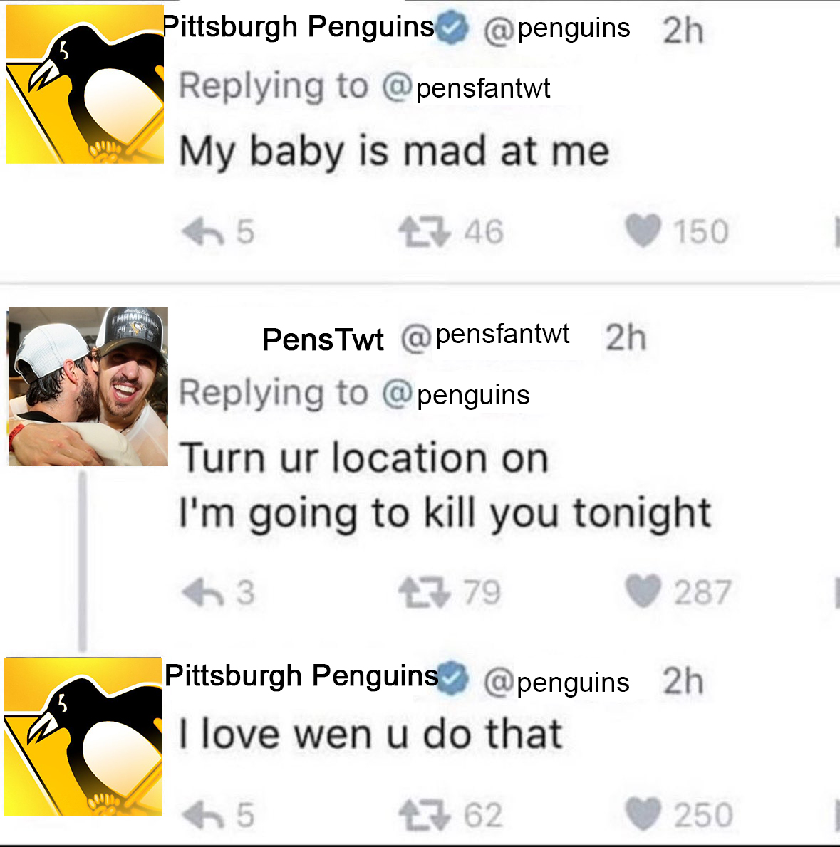 x - evgeni malkin's bald spot tweet media