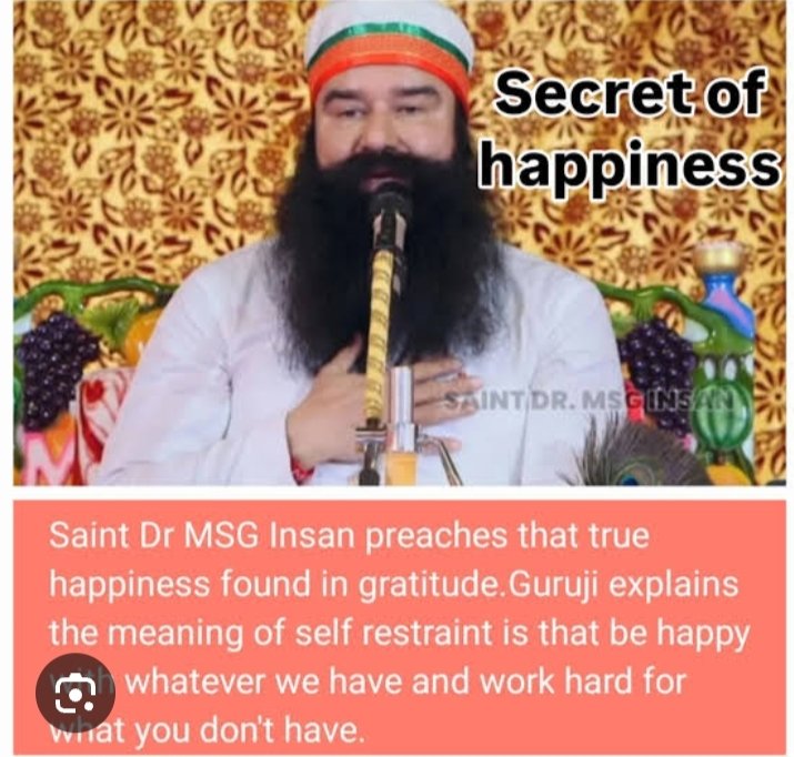 217561959Prince's tweet image. Secret of Happiness by is the better life inspired by Saint MSG Real happiness doesn’t come from money or fame, it comes from inner peace.Meditate, stay connected with God, and serve others with a pure heart—this is the true path to lasting joy. #SaintMSG #Happiness