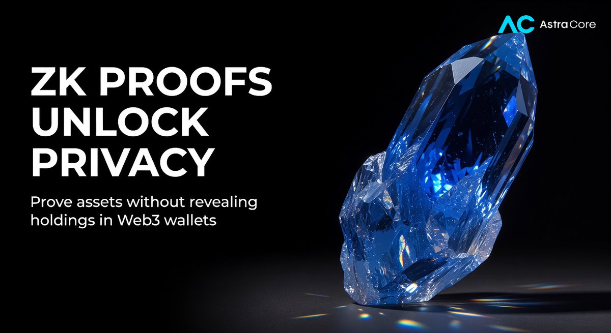 AstraCoreGlobal's tweet photo. Hide your wealth, reveal nothing. 🕵️

Zero-knowledge proofs let you prove solvency without exposing balances. Privacy scales to billions on AstraCore.

#Rollups #ZeroKnowledge #DeFi #Blockchain https://t.co/zOgoF4vBBk
