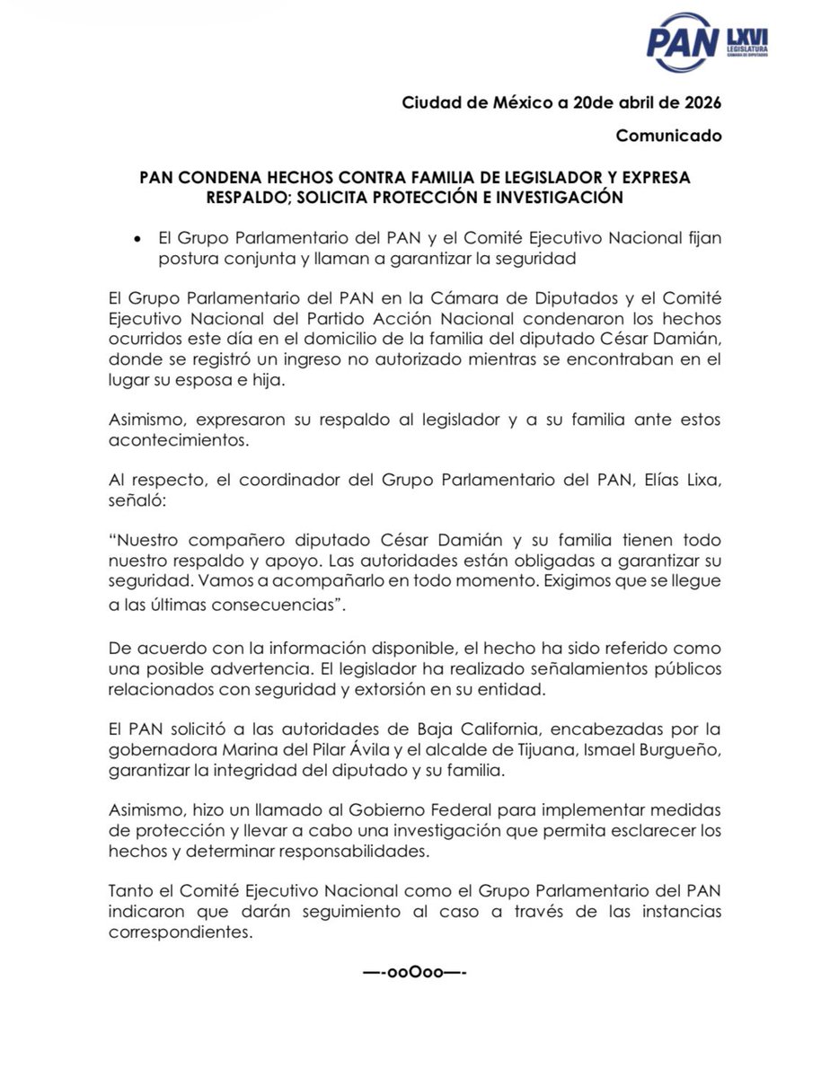 Diputados PAN tweet media