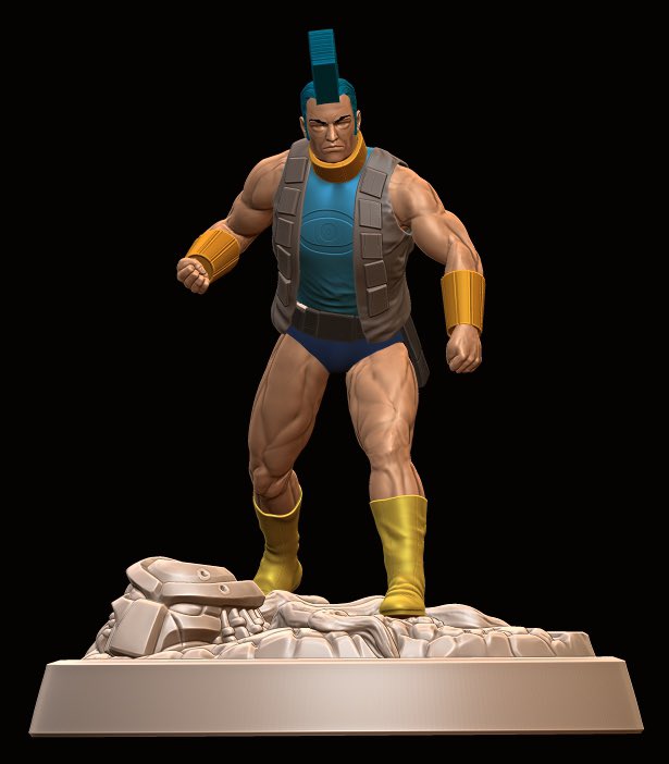 Itgenius91's tweet image. Omactivate! 👁️🛰️
My latest finished project: A stylized OMAC miniature, paying homage to the legendary Jack Kirby. This One-Man Army Corps is ready to lead any sci-fi skirmish!
Currently scouting for more #TTRPG and #BoardGame projects.
#OMAC #JackKirby #DCComics #Kirbyverse #stl