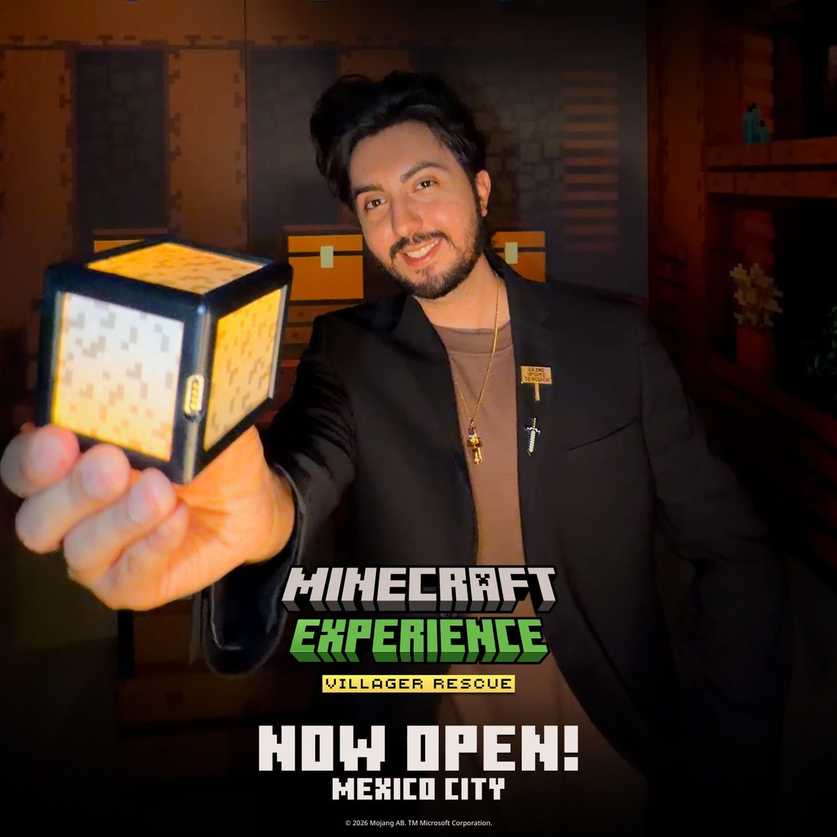 Minecraft tweet media