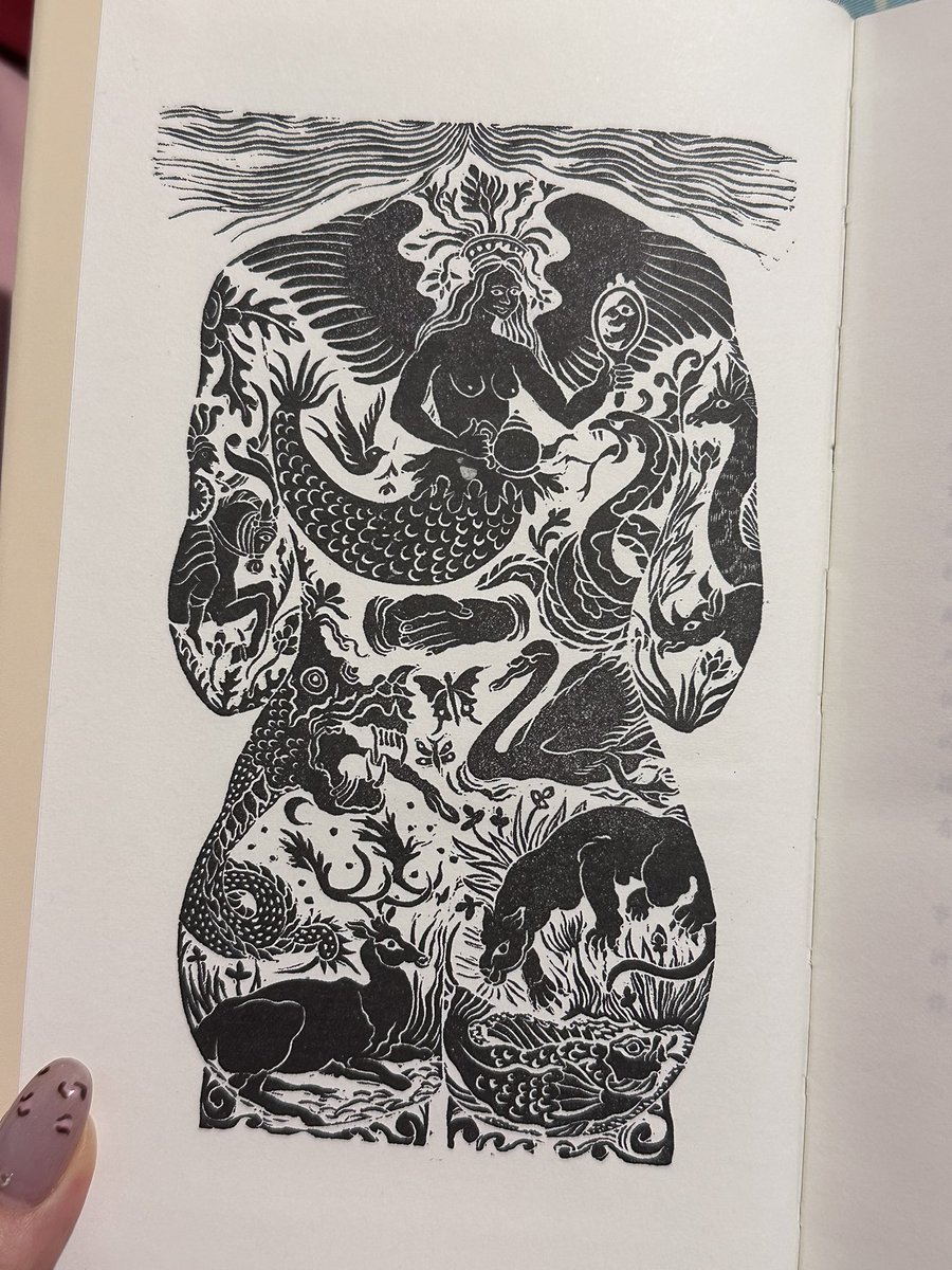 Saussureaaaa's tweet photo. 最近看的一本书 里面有很多插画 第一幅就是这个背身纹身 https://t.co/WfMZIaYNDc