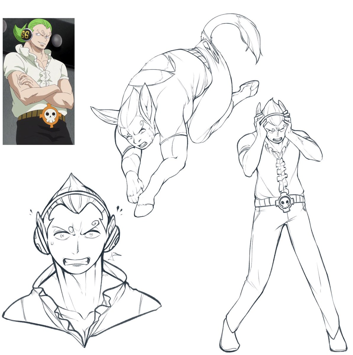 FezMangaka's tweet photo. Donkichi, Donkji, Donkey
Vinsmokey beans, donkey bean, imma draw more for Niji, depending on mood 

#tftuesday https://t.co/ZOR9S5aUGS