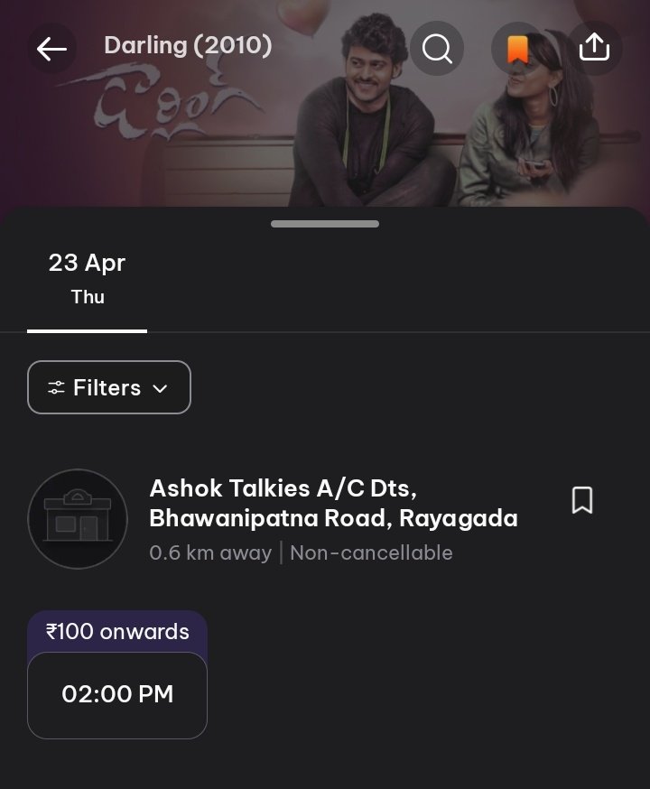 SShanthReddy's tweet image. Rayagada Odisha Bookings Open 

#Prabhas #RebelWood #Darling4K