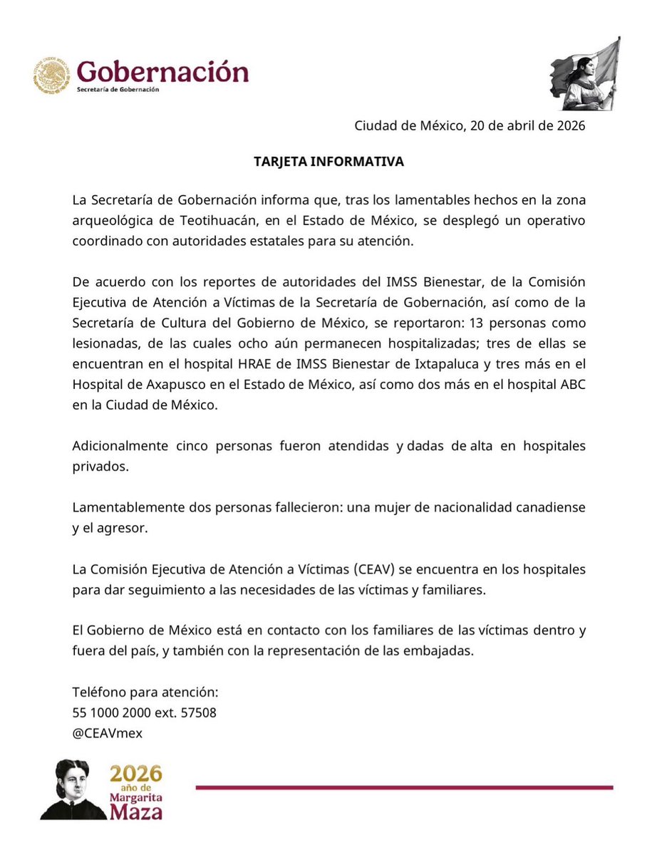 Gobernación tweet media