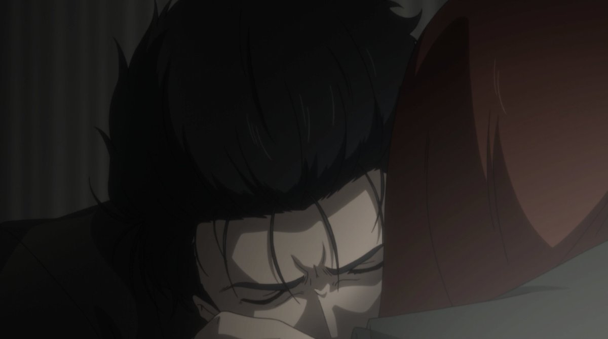 RomaniaBlack's tweet photo. **STEINS;GATE 0 EPISODE 8 SPOILERS**
I did not expect to be feasting from #SteinsGateZero, but this show did NOT let down! Okarin x Kurisu! https://t.co/vXWcC0LNX6