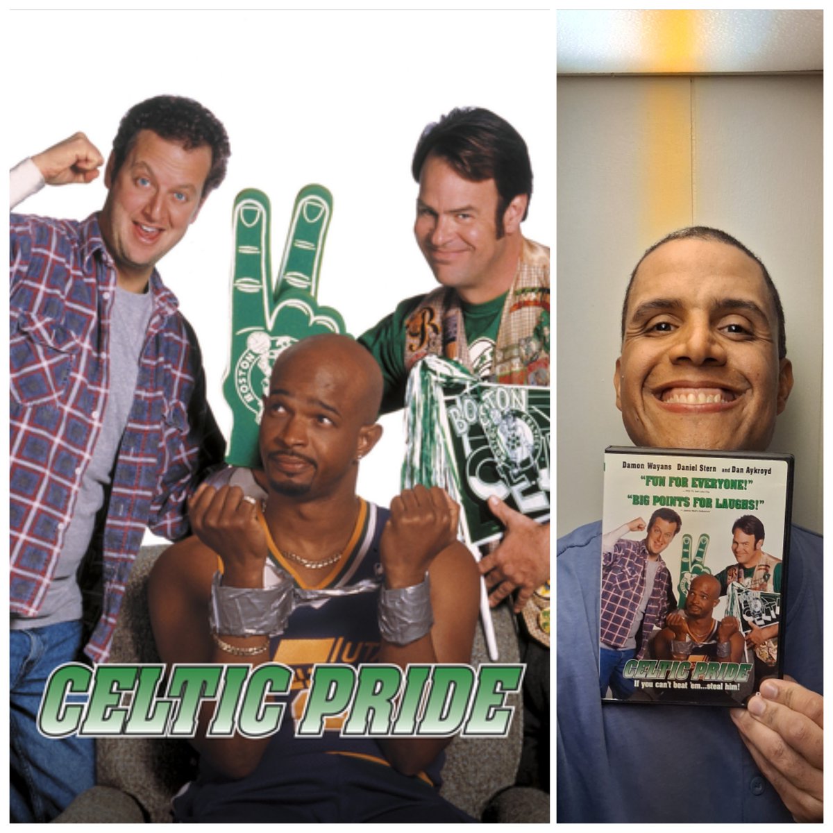 JustinBush88's tweet image. @dan_aykroyd @RealDanielStern The 30th Anniversary of Celtic Pride. You both were awesome in this. #CelticPride ☘️ 🏀