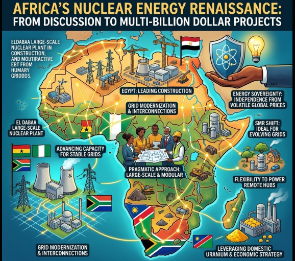 Nuclear_BP's tweet image. The nuclear landscape in Africa is transforming from a series of high-level discussions into a multi-billion dollar project pipeline. In 2026, the continent is increasingly viewed as the primary growth market for both large-scale reactors and modular technology.

Here is a brief