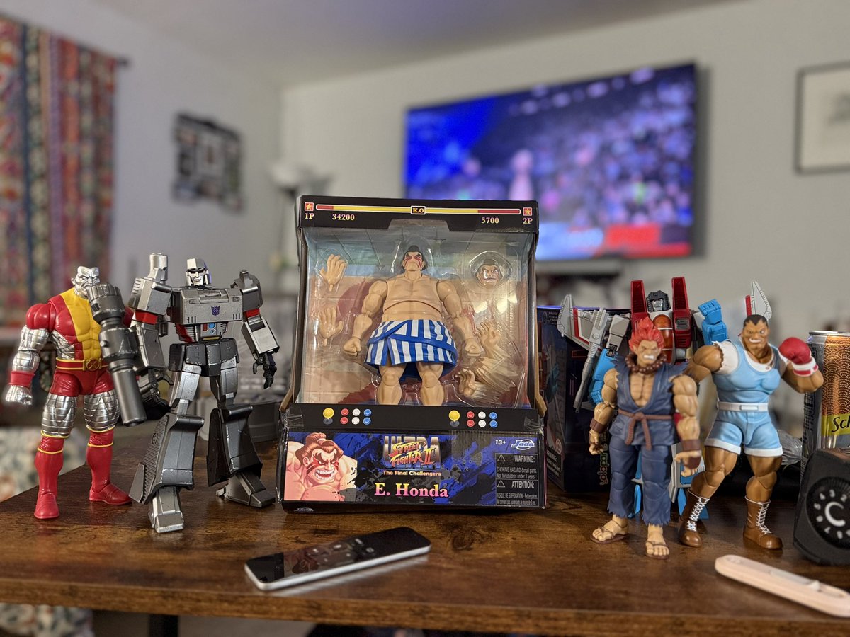 TheBearded_Sumo's tweet image. Mail call. E Honda is home  #jadatoys #actionfigures #toycollector #StreetfighterII