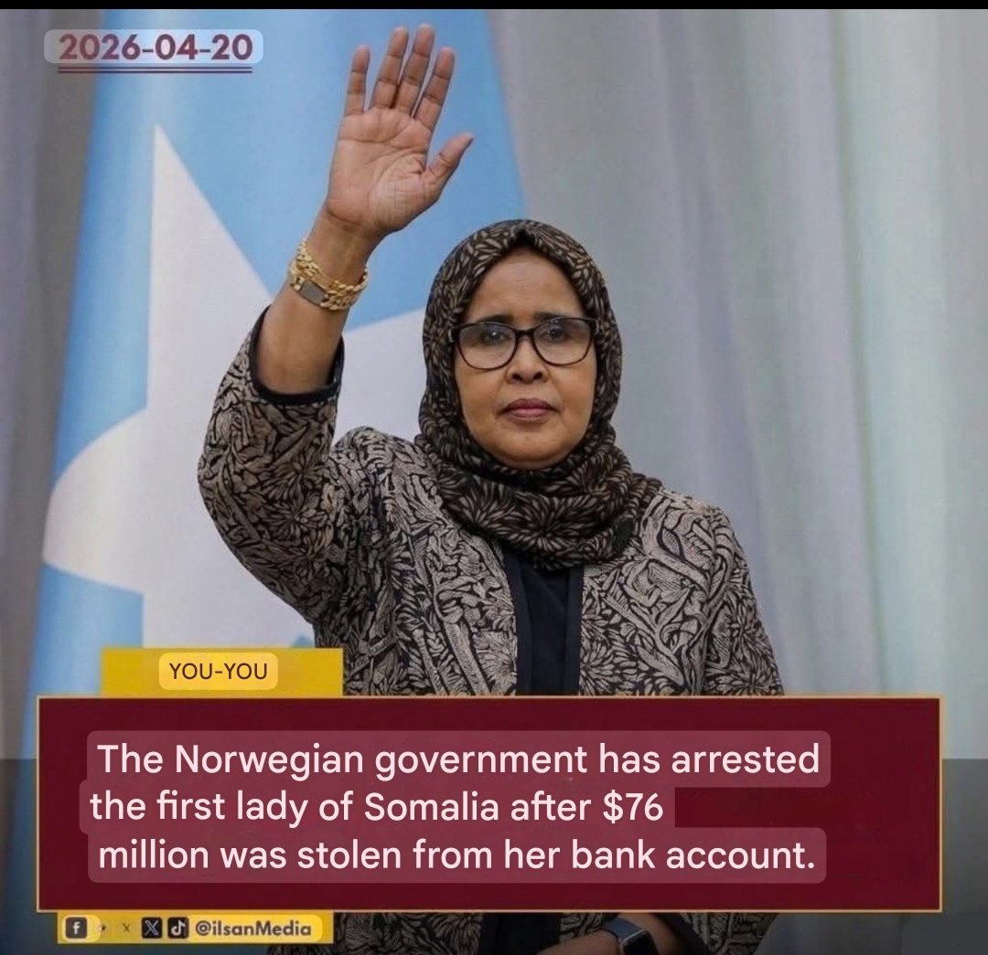 #Somalia Even the first lady? Fraud after fraud. Wtf! 💀