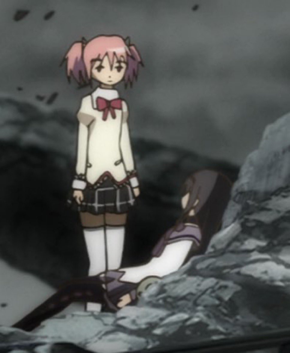 mdhmirl's tweet photo. madoka your wife is injured can you atleast act like you care https://t.co/6HN6Fqi1ye
