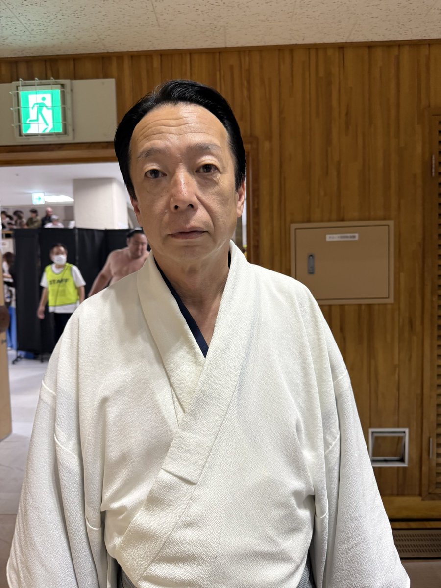 渋い〜😍！！
#克之さん
#春巡業
#相撲