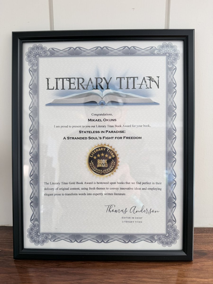 StatelessP's tweet image. amazon.com/Stateless-Para…

#stateless #immigration #citizenship