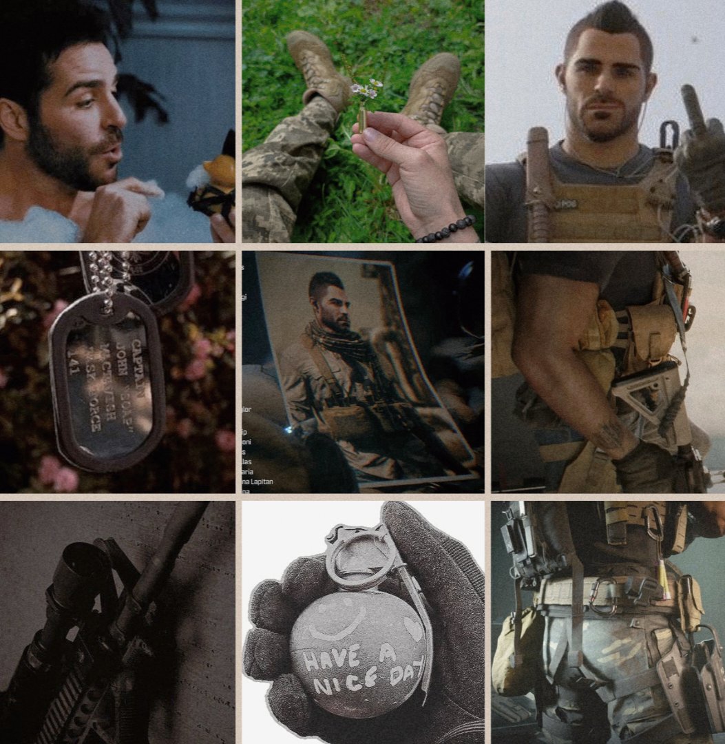 Flare007Reno's tweet image. Cod Soap collage, because why not! 
#soap
#mactavish
#soapmactavish
#cod
#codmw 
#callofduty