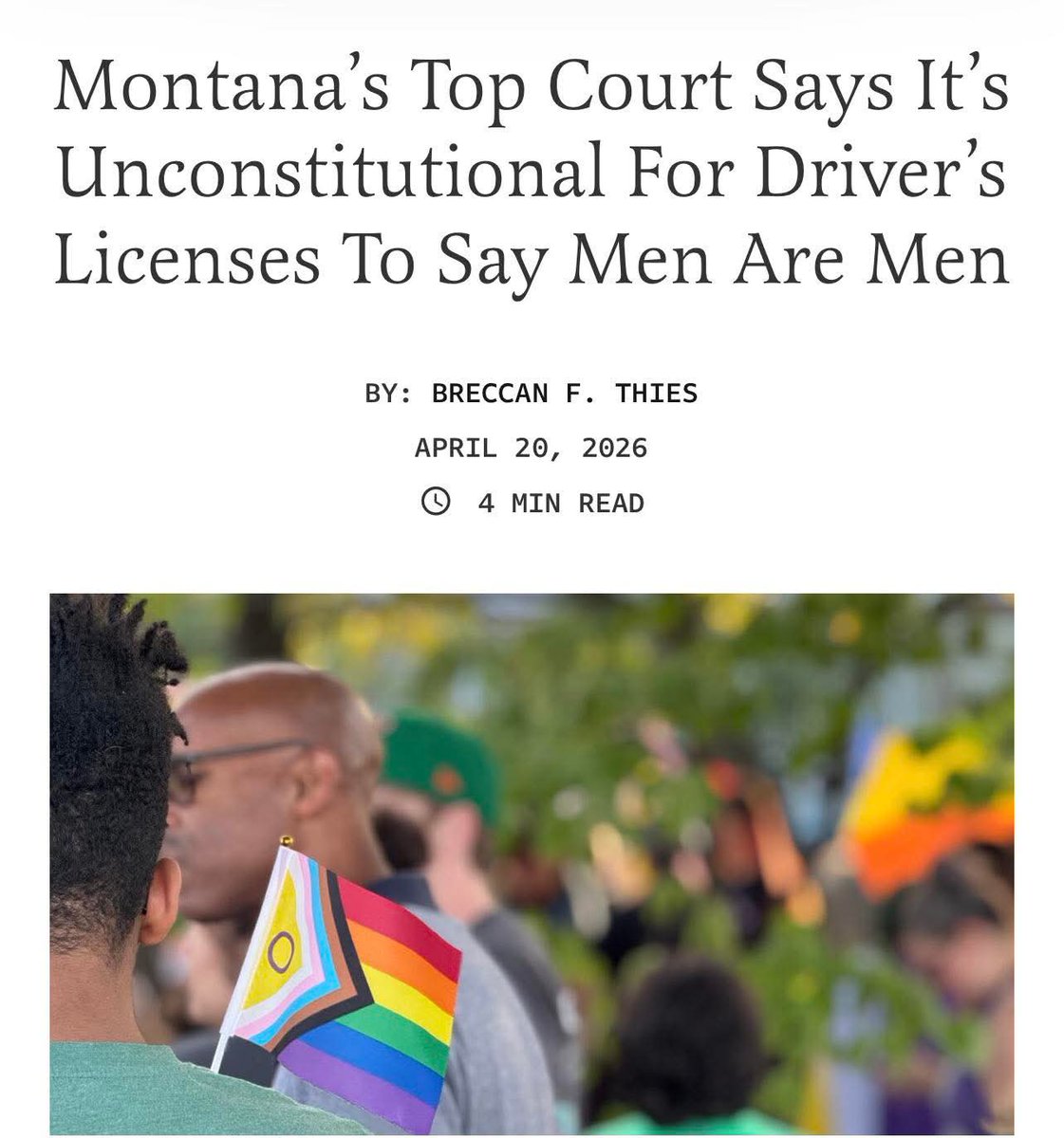 libsofmontana's tweet image. Being liberal means completely denying science and truth.  Our liberal supreme court is one of the worst in the country. 

.@libsoftiktok @mt4ltdgov @mtfreedomcaucus @gvsentinel #mtpol #mtleg #mtnews @bozchron @SamUSOH @LizaOrloff @MTGOP @the_posts @repleedeming @ShannonManess1