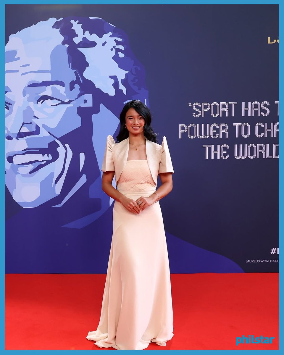 PhilstarNews's tweet photo. ‘FROM COURT TO CARPET! 🤩’

Filipino tennis ace Alex Eala trades her match kit for elegance, donning a Filipiniana as she graces the red carpet at the Laureus World Sports Awards.

Often called the “Oscars of sports,” the Laureus World Sports Awards recognize the year’s top athletes and teams, gathering both legends and rising stars for one of sport’s biggest nights.

Photos were shared by the Women’s Tennis Association, showcasing Eala’s standout look that proudly highlights Filipino heritage on the international stage.

📸 WTA
