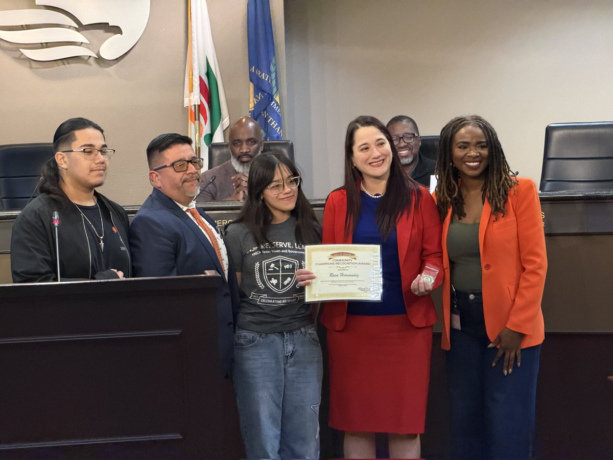 REHdz79's tweet image. Grateful to the DeSoto City Council for this recognition. Being named a DeSoto Community Champion is a reminder that service matters and leadership is about impact. DeSoto—let’s keep showing what we’re made of. #LeadWithPurpose 
@desototxrotary @desototx