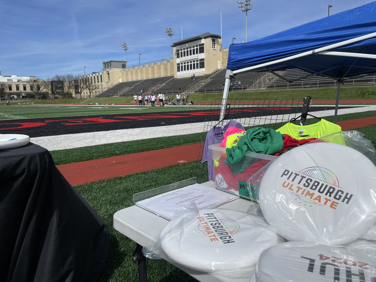 pghultimate's tweet photo. We LOVED hosting a spring tourn for college women’s div teams! &amp; can’t wait to host again in the fall!

Thanks @fire_ultimate @gccultimate @ultimatemamas @psupanicultimate @fiddinboyasultimate for making this happen!

🫶 to @spinultimate &amp; @spikeball for sponsoring 💛 https://t.co/PBQI5mR2Ql