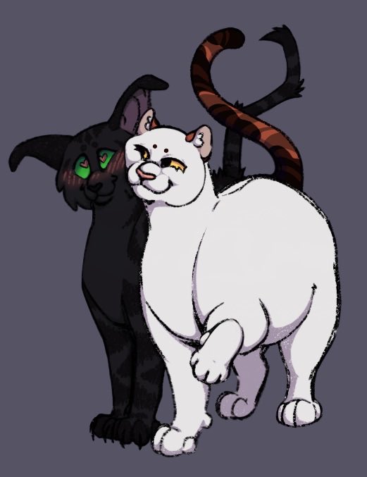 KaijuMutt's tweet image. 💕🐱BONDED PAIR OTA🐱💕

Squirrelberry and Ravenear are a sweet little couple best adopted as a pair! They come with their TH profiles, all of their art, as well as an icon for each!💛💚

🔹SB: $60

🔸AB: $155

#warriorcats #wc #bid #forsale #adopt #adoptables #oc #offer #design