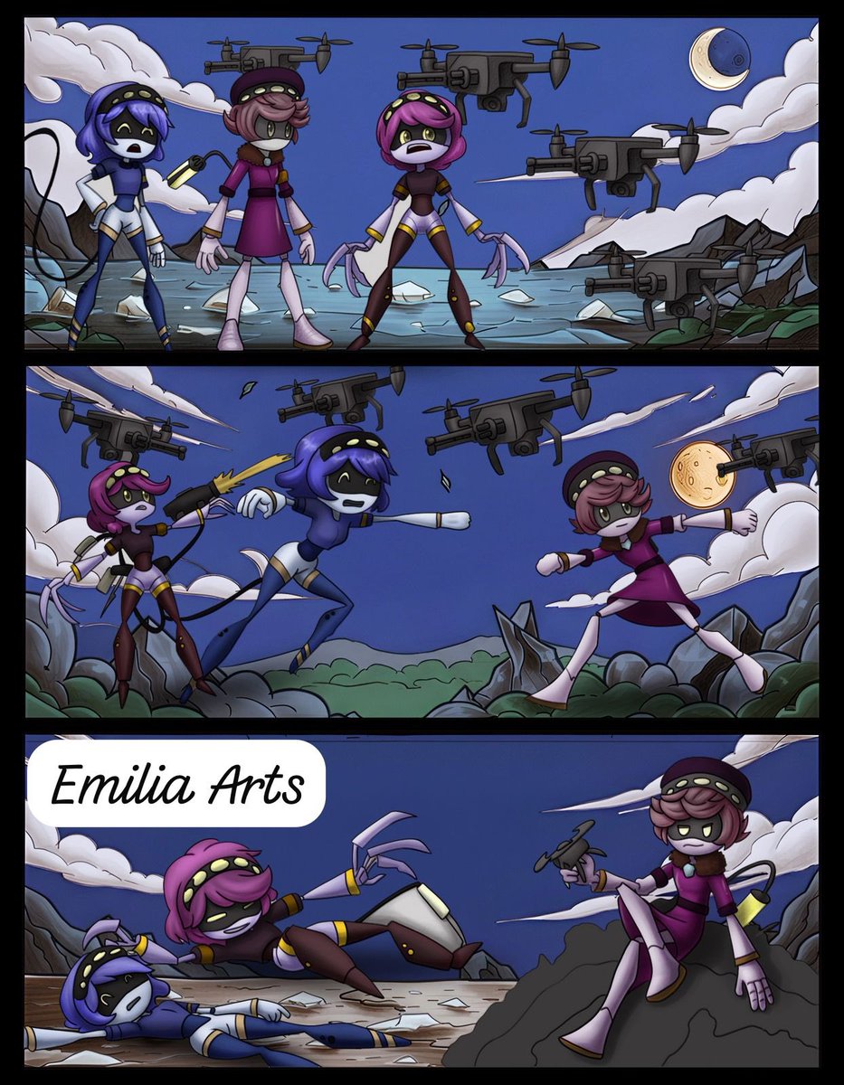emiliaart01's tweet image. Comic done for @piooter369 

#cyn #tessa #murderdrones #SFW_illustration #ArtistOnTwitter #idk #love #artmoots #smallartist #ArtistOnX #followers #drawings #Silly #ArtistOnTwitter #idk #love #artmoots #smallartist #AX #followers #drawing